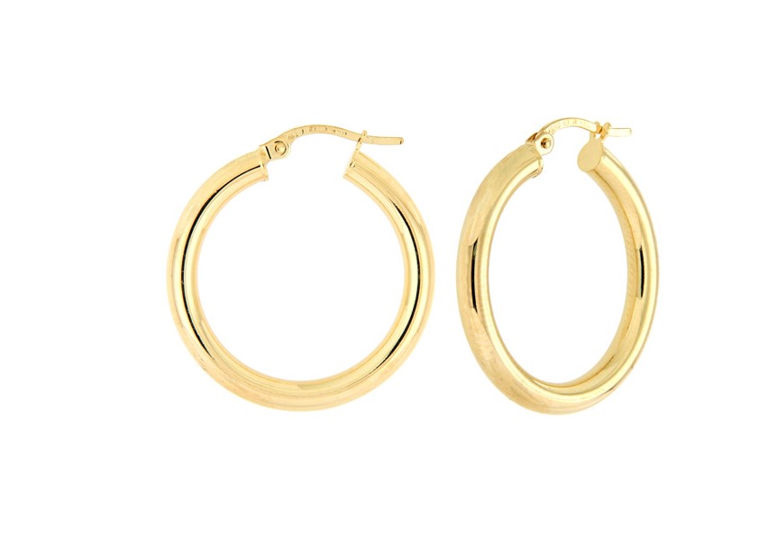 Allegra Big Gold Earrings - Stefani Gioielli - Fine & Trending Jewelry