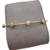 white circle wire bracelete