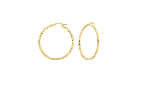 Azzurra Medium Gold Earrings